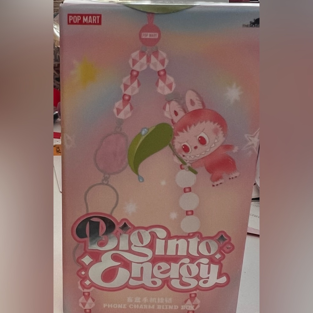 POP MART Pink Phone Charm - Biginto Energy